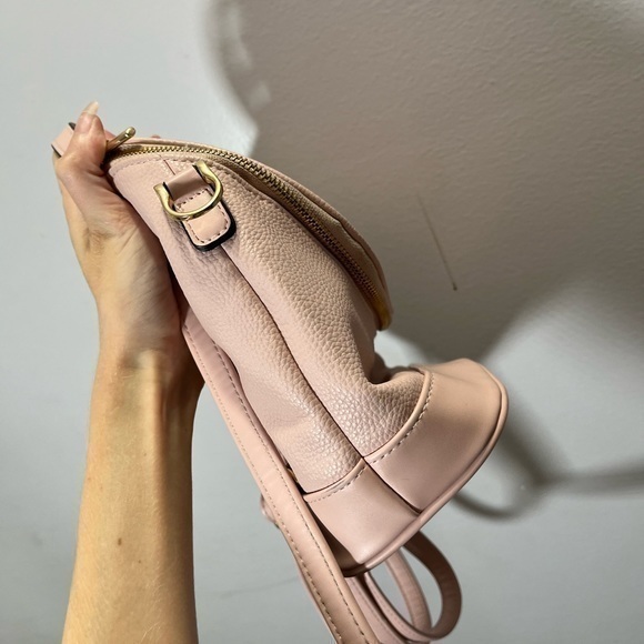 A New Day Women’s Light Pink Faux Leather Mini Backpack - Picture 9 of 13